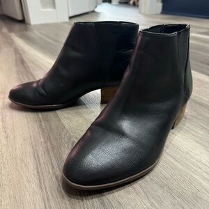 Dr. Scholl's Boots Women's Size 8.5M Tumbler Black Ankle High Shoes Comfortable